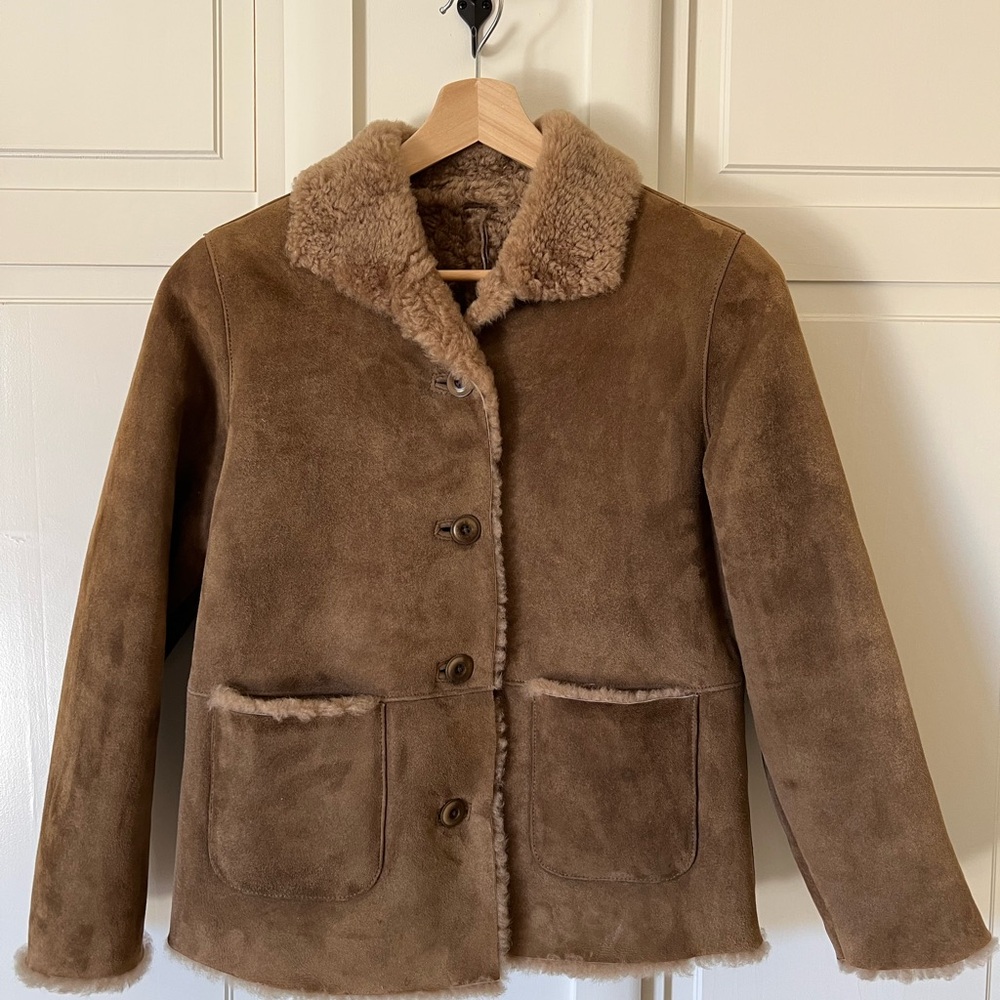 Brown Shearling Women's Jacket